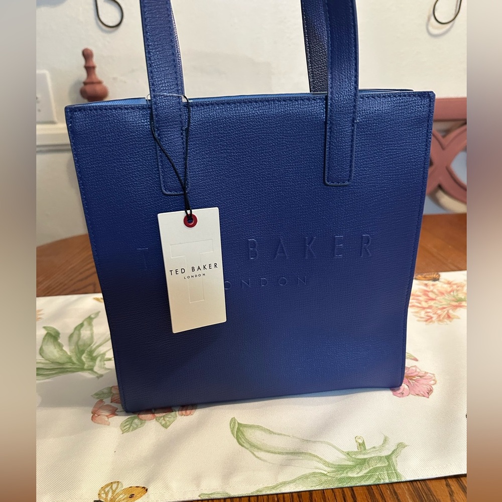 Ted Baker London, mini blue the icon tote